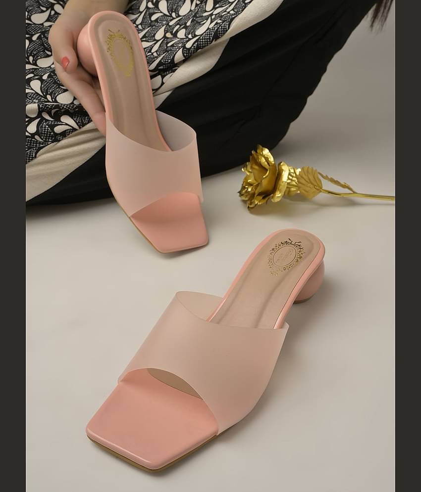 Shoetopia - White Women's Slip On Heels