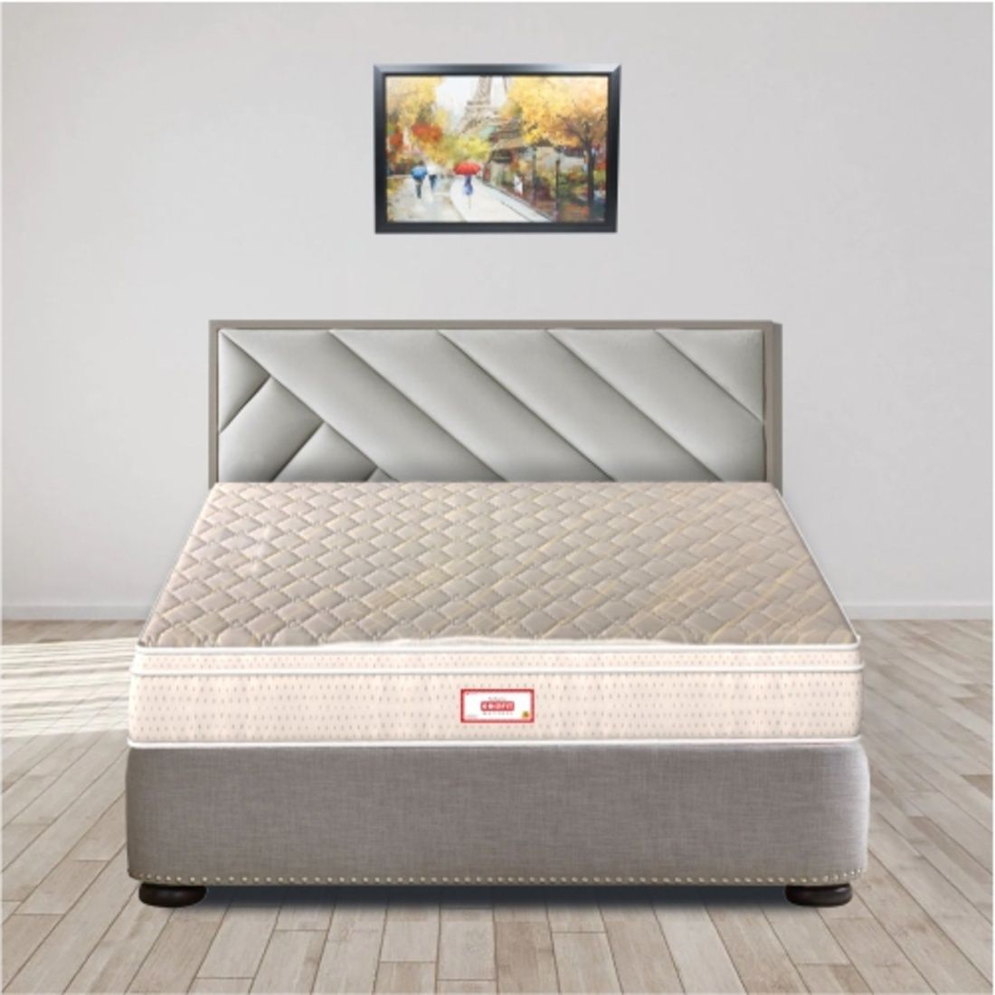 Coirfit Spine Fine Orthopedic Euro Top With Rebotech Technology 5 Inch King Size Bonded Foam Mattress (72X70 Inches) Premium Knitted Fabric, Soft Relax | 5-Year Warranty