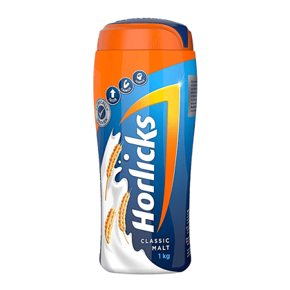 Horlicks Health & Nutrition Drink - Classic Malt, 1 Kg Jar