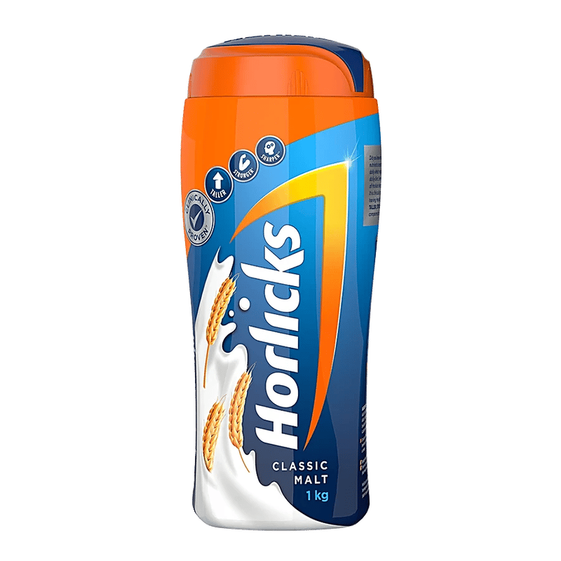 Horlicks Health & Nutrition Drink - Classic Malt, 1 Kg Jar