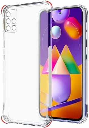 PLUGTECH TPU Ultra Hybrid Clear Camera Protection Back Cover Case for Samsung M31s