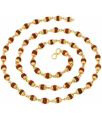 Moksha Rudraksha Cap Mala (Length -38 cms)