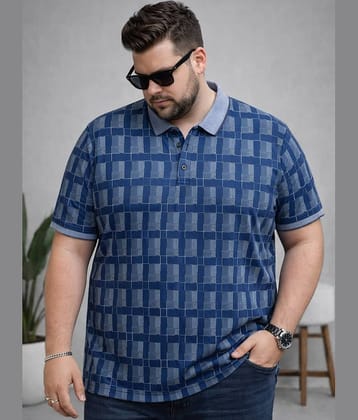 AUSTIVO Men Cotton Blend Regular Fit Printed Polo T Shirt ( Multicolor )