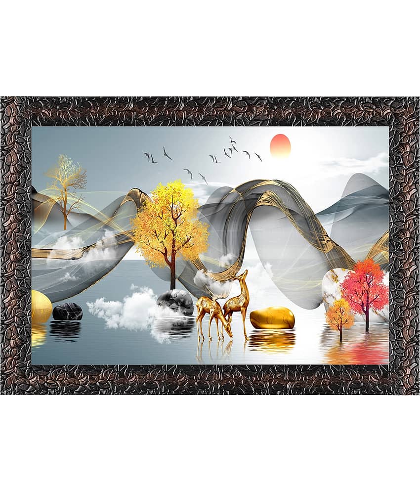 Indianara Landscape Painting With Frame
