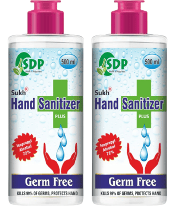 Hindustan Herbal Hand Sanitizer 1000 mL Pack of 2