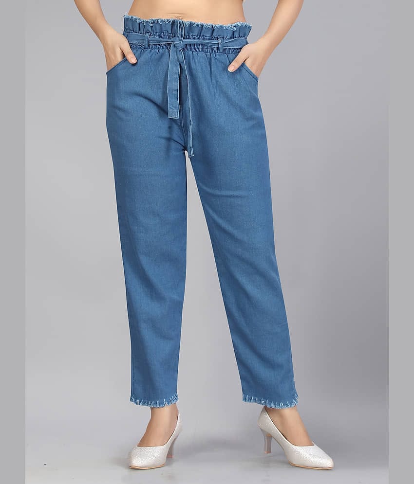 Aarika Girls Blue Colour Denim Jeans