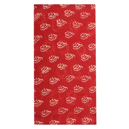 HANDLOOM CHANDERI 03 PCS DABU PRINTED SUIT (SKU - 1RDS01270221 Suit 80)