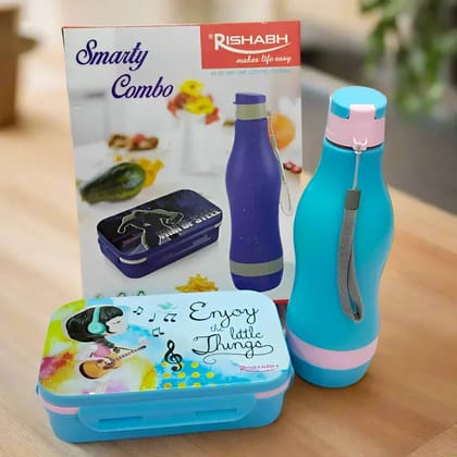 Rishabh Kids Lunch Box and Insulated Bottle Combo