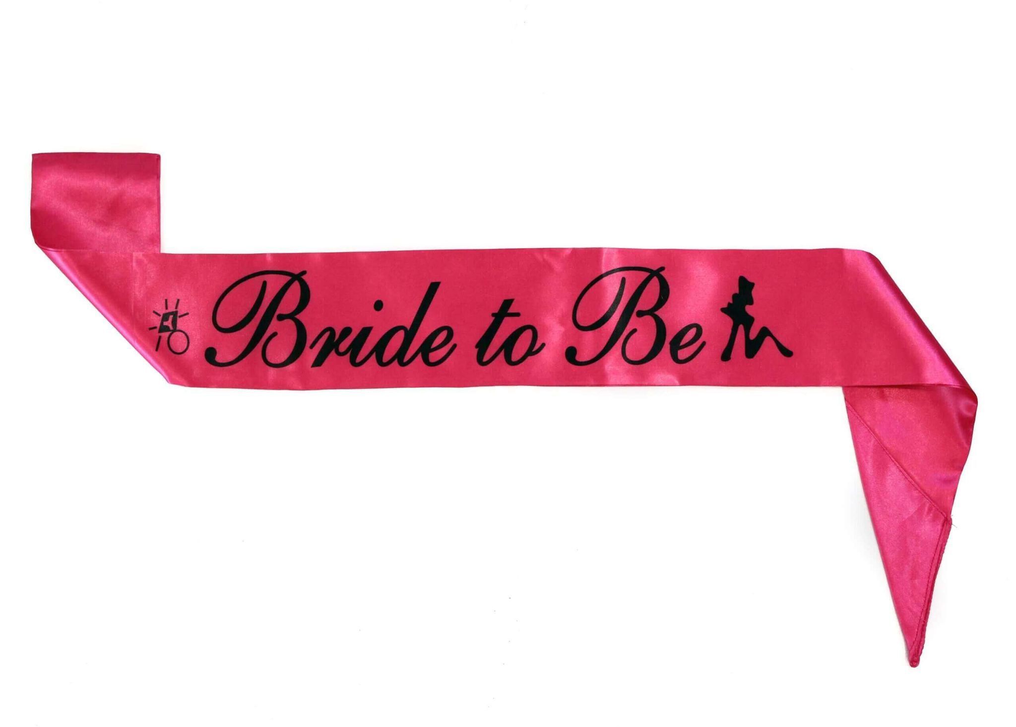Wanna Party Bride to Be Bachelorette Satin Sash