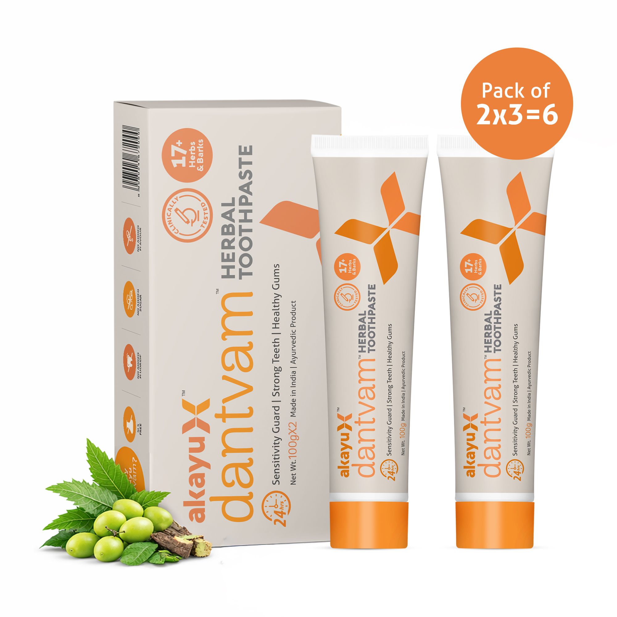 Akayu Dantvam Toothpaste – Herbal Tooth Care for Strong Gums