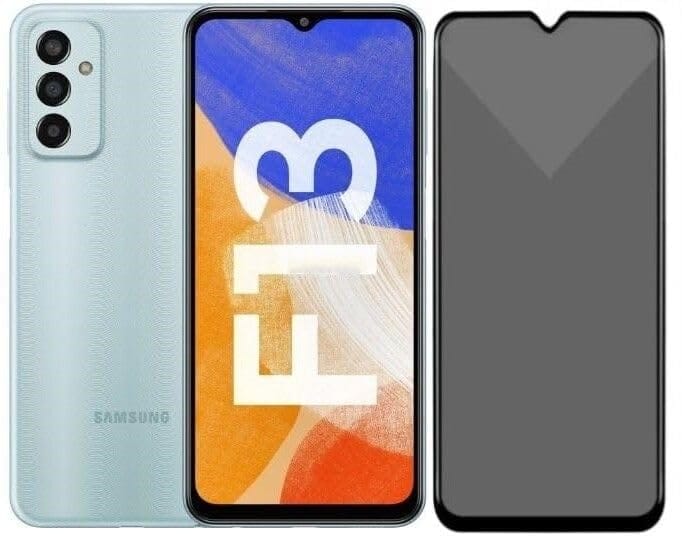 PLUGTECH Advanced Tempered Glass With Anti-Explosion 9H Hardness Edge-To-Edge Coverage Screen Guard for SAMSUNG F13