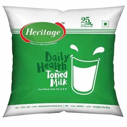 Heritage Toned Milk (500 ML)