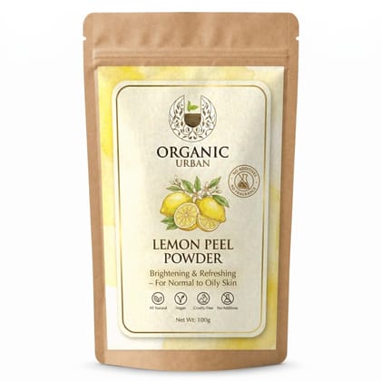 Organic Urban Lemon Peel Powder | Peel Powder for Face Pack | 100 g