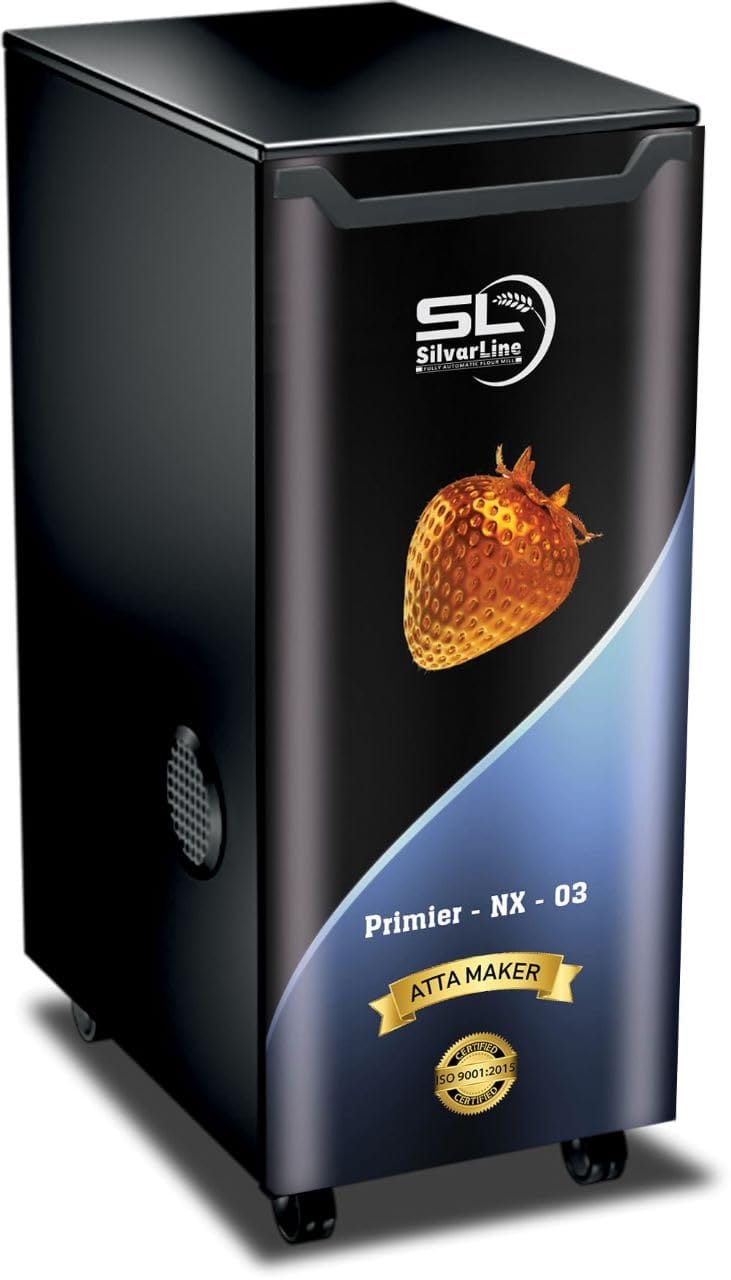 SILVERLINE PRIMIER-NX-03 Automatic Domestic Flour Mill Machine, Atta Chakki, Aata Maker, Ghar Ghanti, Flour Mill for Home