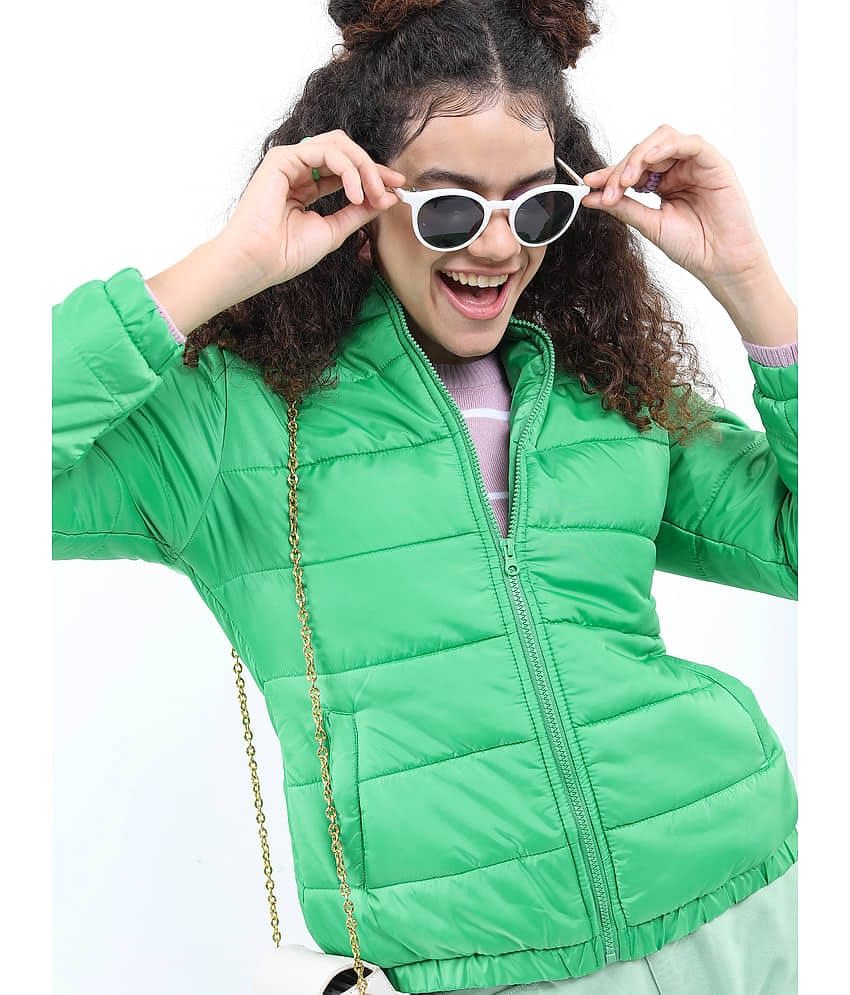 Ketch Women Puffer Jacket ( Green )