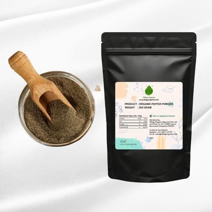 Organic Black Pepper Powder - 250g
