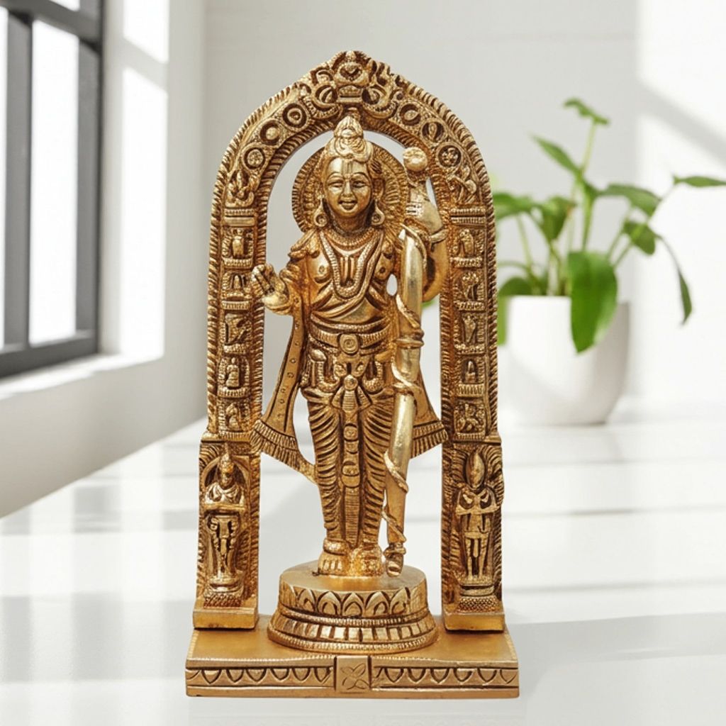 Brass Showpiece Ram Ji Statue (BSMAS1742 E)