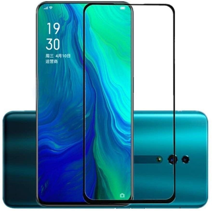 PLUGTECH Advanced Tempered Glass With Anti-Explosion 9H Hardness Edge-To-Edge Coverage Screen Guard for OPPO RENO 2