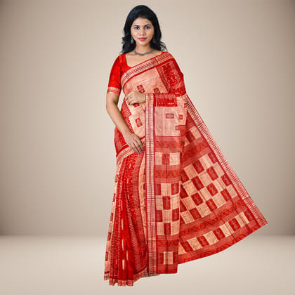 Doll Design Bomkai Silk Saree Doll Design Bomkai Silk Saree