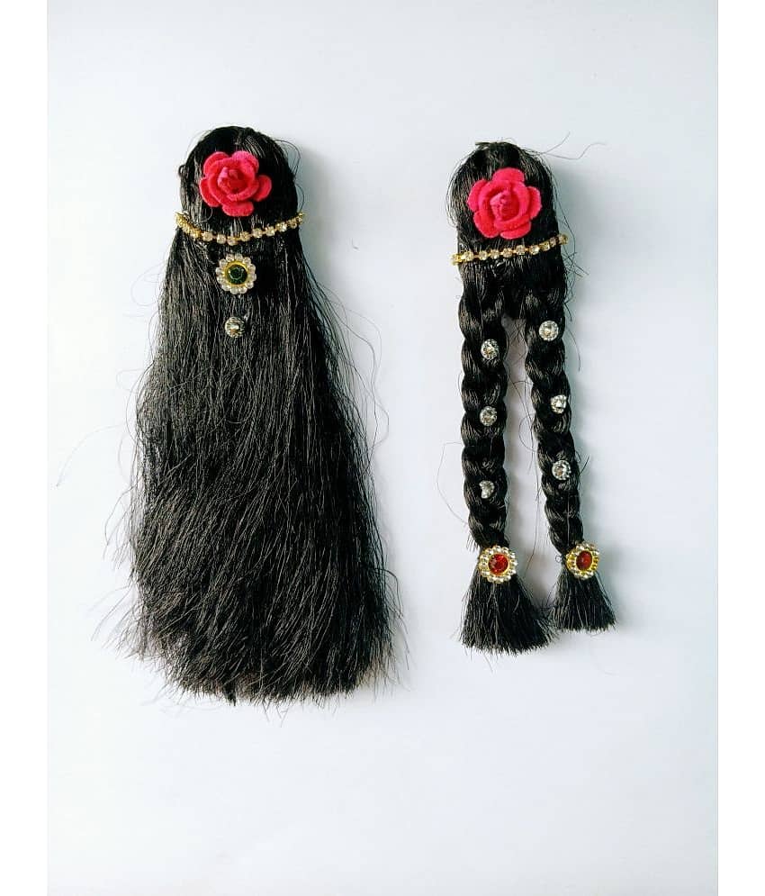 Cherry Tree Radha Ji Black Fiber Jewellery ( Pack of 1 )