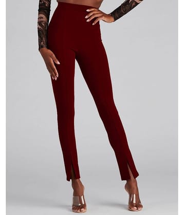 Addyvero - Black Cotton Blend Regular Women's Casual Pants ( Pack of 1 )