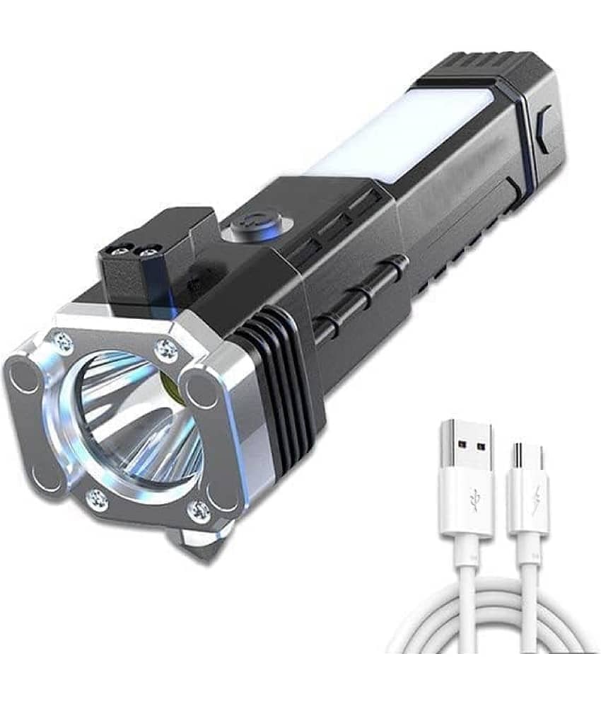 Gjshop - 0.5W Rechargeable Flashlight Torch ( Pack of 1 )