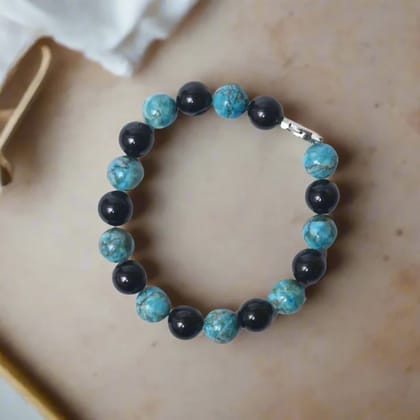 Bloodstone & African Turquoise Combo Bracelet Sahaj Hast | Strength & Transformation Bloodstone & African Turquoise Combo Bracelet Sahaj Hast | Strength & Transformation