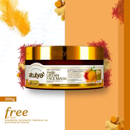 Atulya Vedic Ubtan Face Mask | For Tan Removal - 200gm