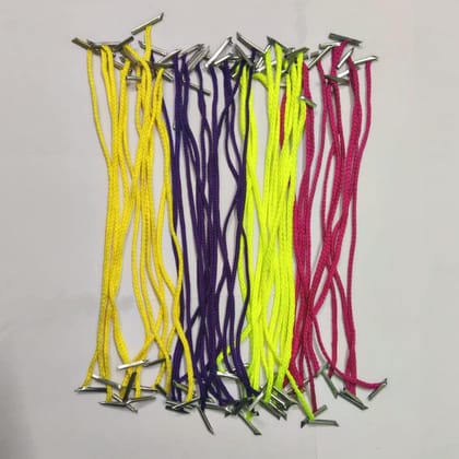 Multi-Colour Office Paper File Clip Tag � 8 Inch (Pack of 120) � Cotton Binding Lace with Tin Tags | Standard Length File Knots Thread for Office & School � Cotton Treasury Tags for Office Files