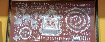 Warli Mandal Art Craft Intricate Tribal Designs for Home Decor Warli Mandal Art Craft Intricate Tribal Designs for Home Decor