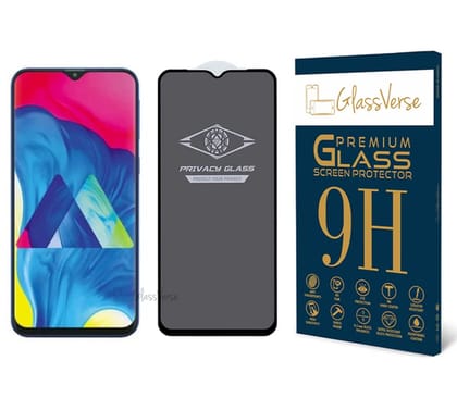 GlassVerse Ultra Privacy Tempered Glass For Samsung Galaxy M10s (PACK OF 1) with Free Installation Kit. (In-Screen FingerPrint Lock will not work with the Privacy Guard because of it's Spy Coating)- 6.2 inch GlassVerse Ultra Privacy Tempered Glass For Sa