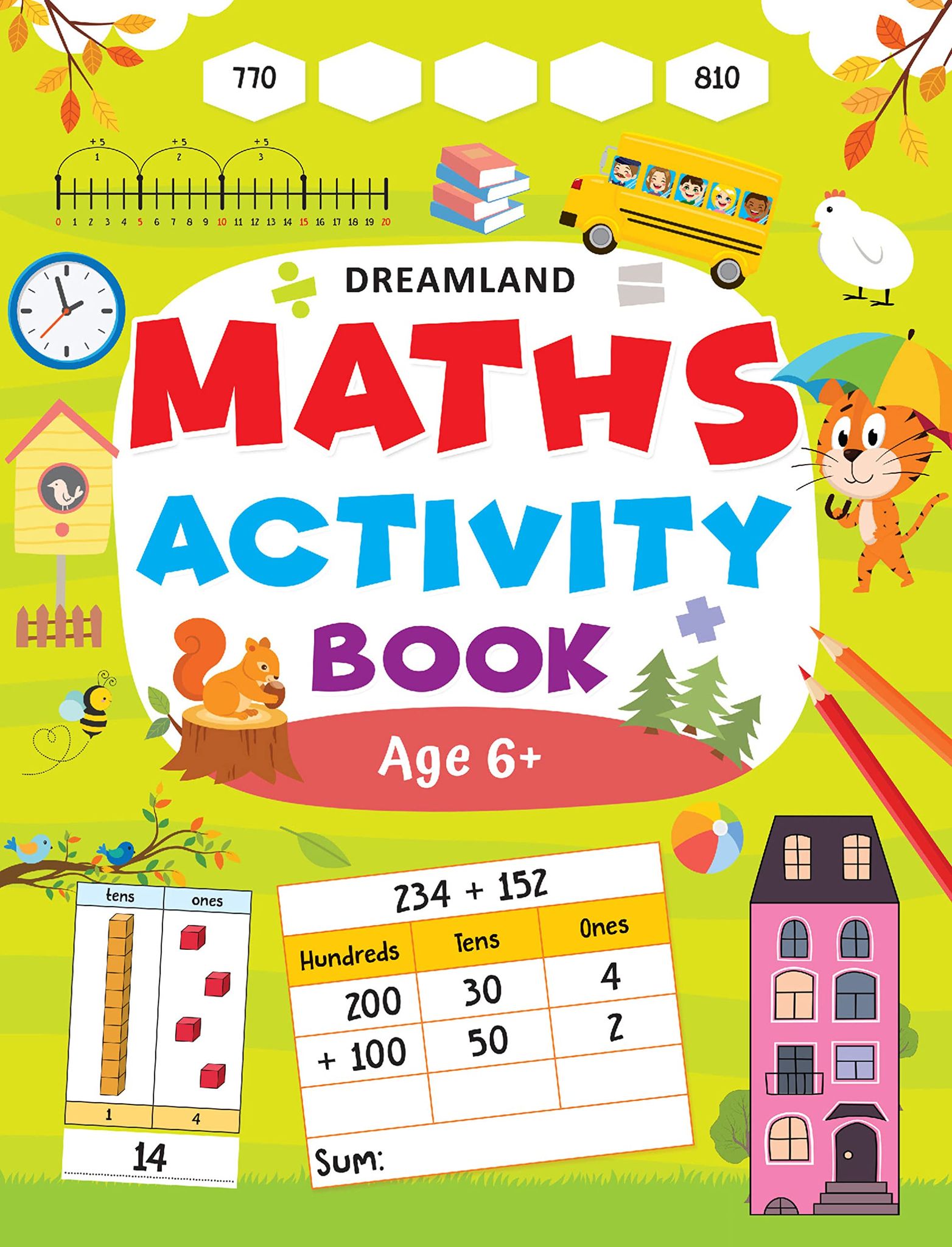 Maths Activity Book Age 6+ [Paperback] Dreamland Publications