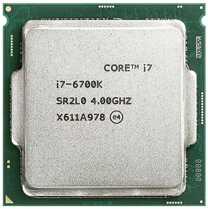 Intel Core i7 6700 6th Generation, 2.8/3.4/4.0 GHz, FCLGA1151 Socket, 4 Cores, 8 Threads, 8 MB Cache, LGA 1151 Desktop Processor, 1 Year Warranty (Silver)