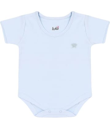 LULA Unisex for Baby 100% Cotton Bodysuit ( Blue )