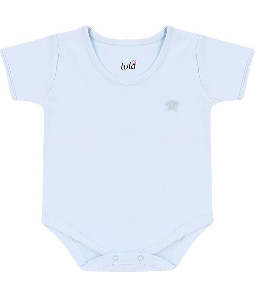 LULA Unisex for Baby 100% Cotton Bodysuit ( Blue )