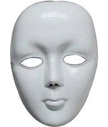 Kaku Fancy Dresses Mime Face For Dance/Hip Hop Dance  Face/Dancing  Face For Kids/Halloween  Face - White for Girls and Boys