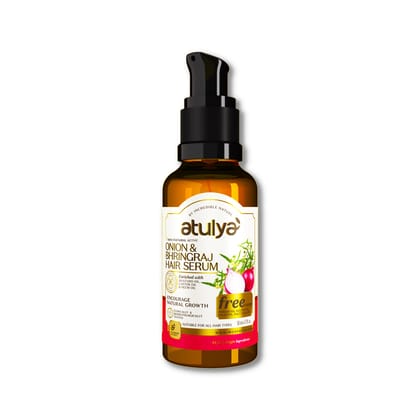 Atulya Onion & Bhringraj Hair Serum for Natural Hair Growth - 50ml