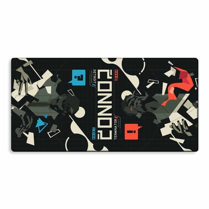 Wrapcart Terminator Extra Large Desk Mat and Gaming Mousepad, 11x22 Inch