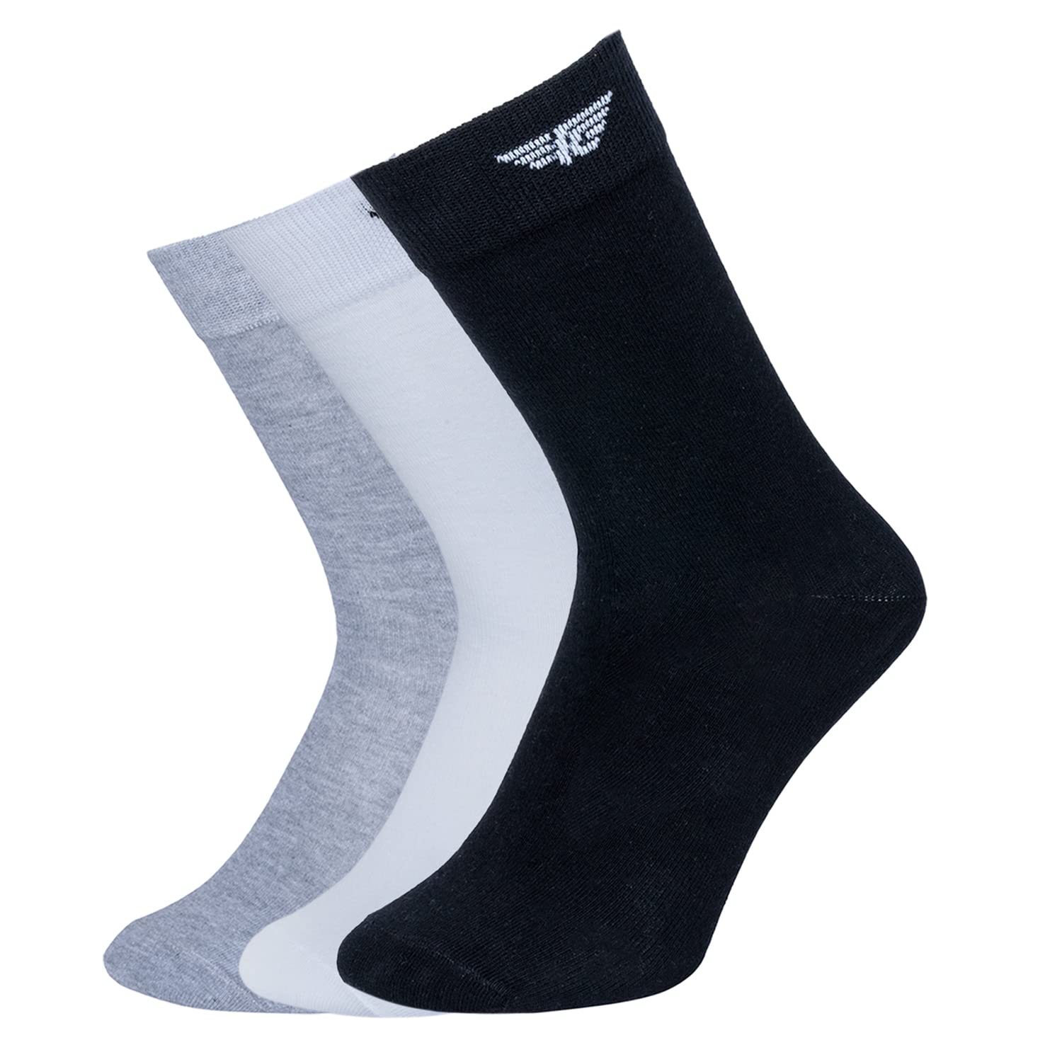 Red Tape Cotton Blend Solid Full Length Socks For Men | Pack of 3