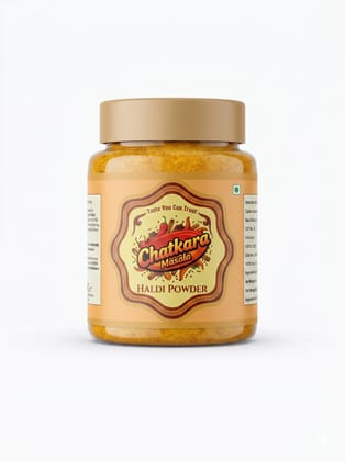 Chatkara Masala Haldi Powder | Pure Turmeric Powder for Cooking | Natural Spice for Daily Use | Fine Ground Haldi for Curries Dal and Milk Chatkara Masala Haldi Powder | Pure Turmeric Powder for Cooking | Natural Spice for Daily Use | Fine Ground Haldi for Curries Dal and Milk