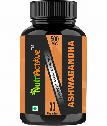 NutrActive Ashwagandha Capsules (500mg) 30 no.s Capsule