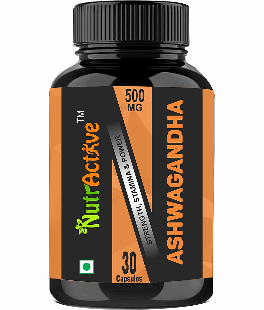 NutrActive Ashwagandha Capsules (500mg) 30 no.s Capsule