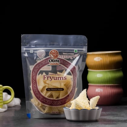 ODM Masala Fryums (Ready-to-Fry) - Crispy Homestyle Snack