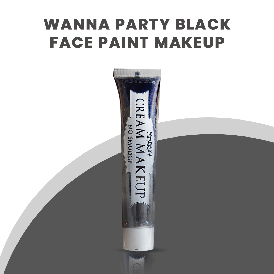 Black Face Paint Tube - 1PC