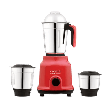 Croma 500 Watt 3 Jars Mixer Grinder (19000 RPM, Shock Proof Body)