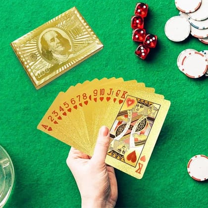 Golden Playing Cards