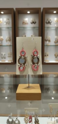 Triple Mirror Earrings