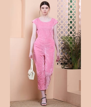 vivient Pink Modal Regular Fit Women's Jumpsuit ( Pack of 1 )