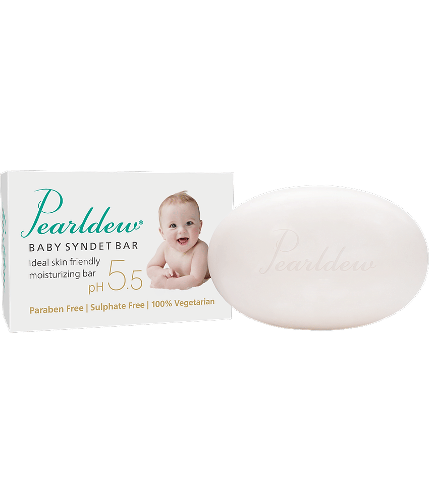 Pearldew Moisturizing Baby Syndet Bathing Bar for All Skin Type ( Pack of 1 )