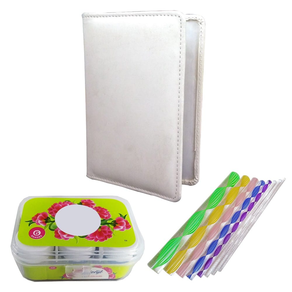 Dot Mandala on Passport Cover  DIY Kit by Penkraft